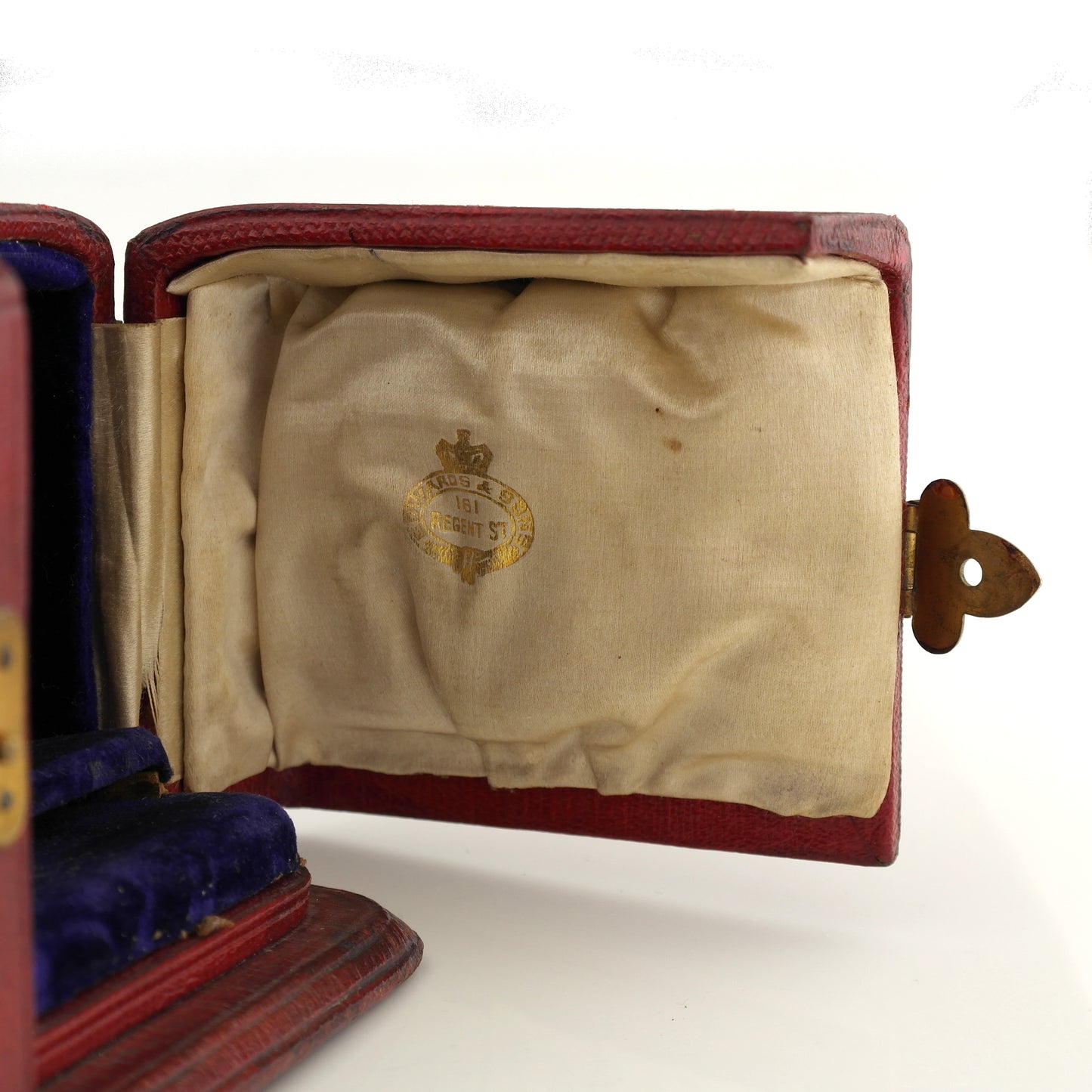 RARE Antique Novelty Solid Sterling Silver Sentry Menu Holders. Sampson Mordan.