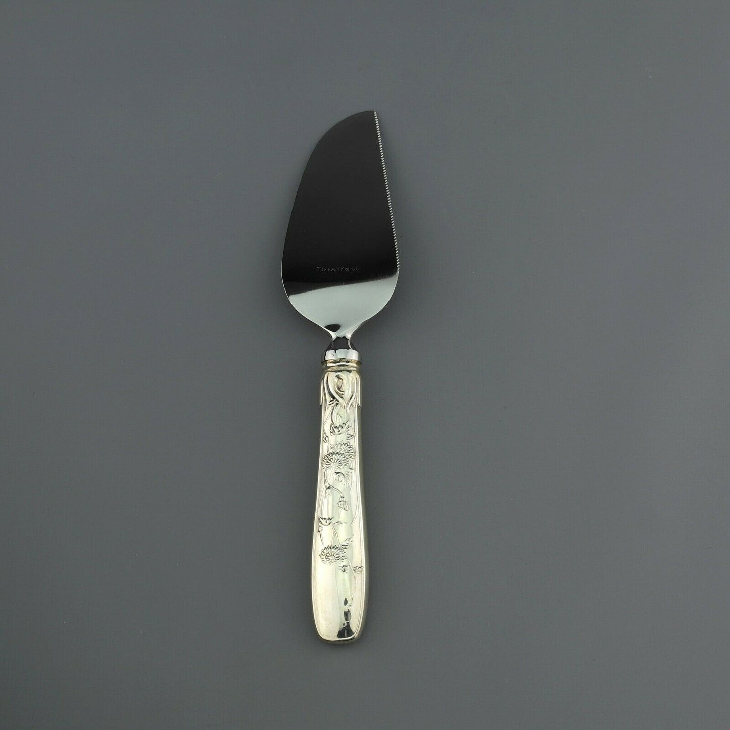 Tiffany Japanese style Audubon Pattern Sterling Silver Cheese Server