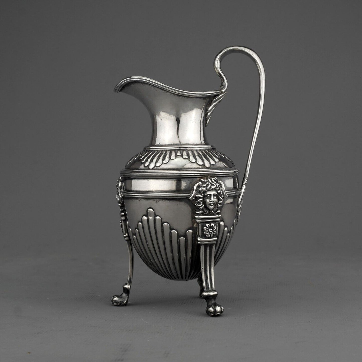 Fabulous Antique Georgian Solid Sterling Silver Milk /Cream Jug. London, 1783.