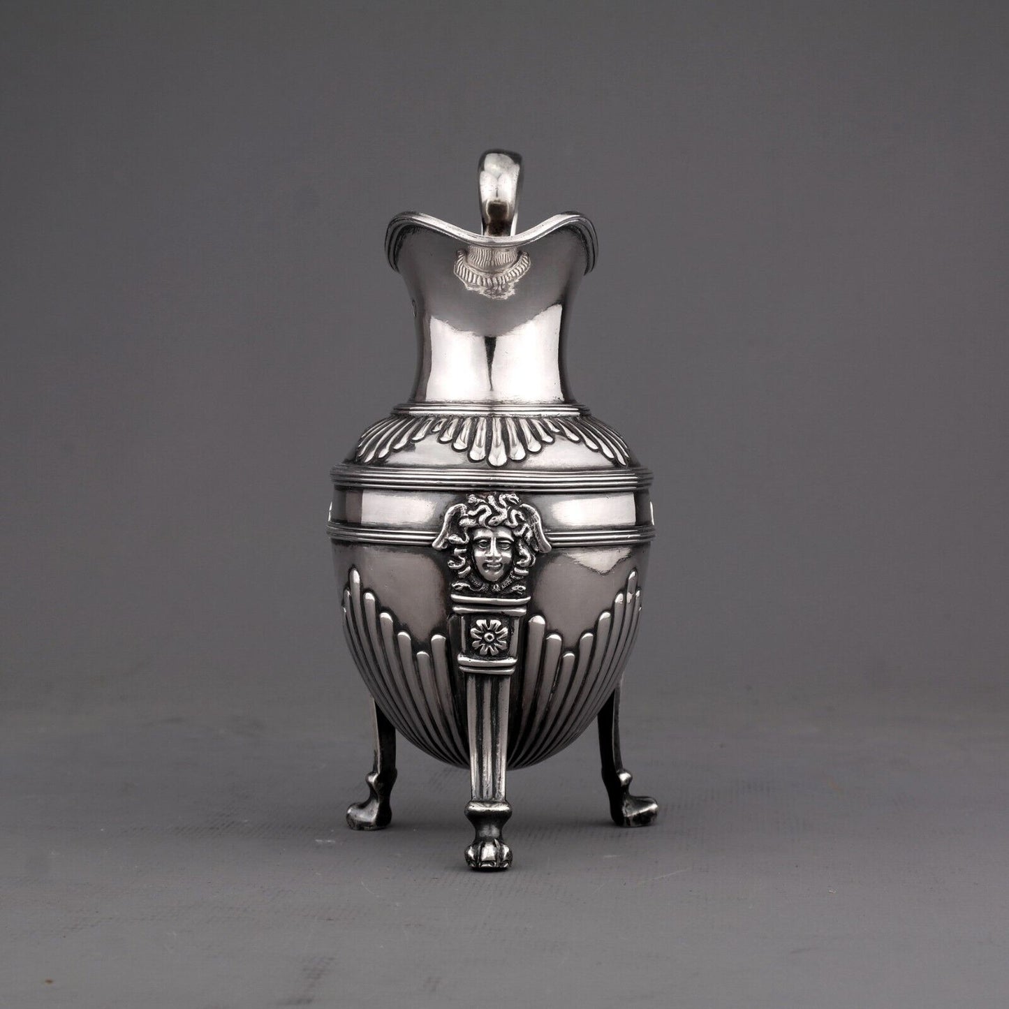 Fabulous Antique Georgian Solid Sterling Silver Milk /Cream Jug. London, 1783.