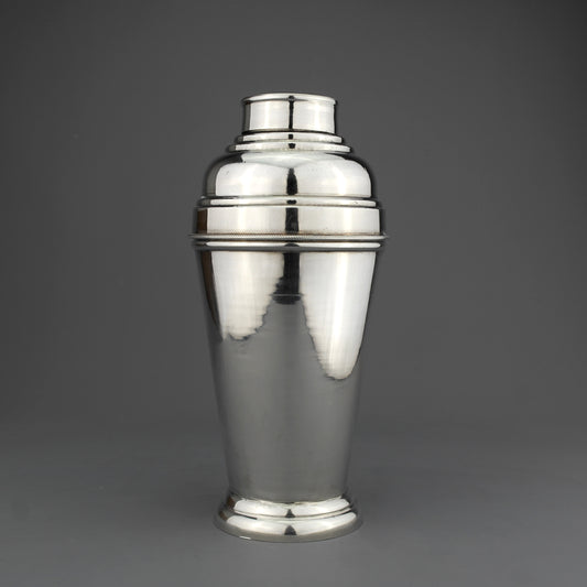 Antique Art Deco Italian Solid Sterling Silver Cocktail Shaker.