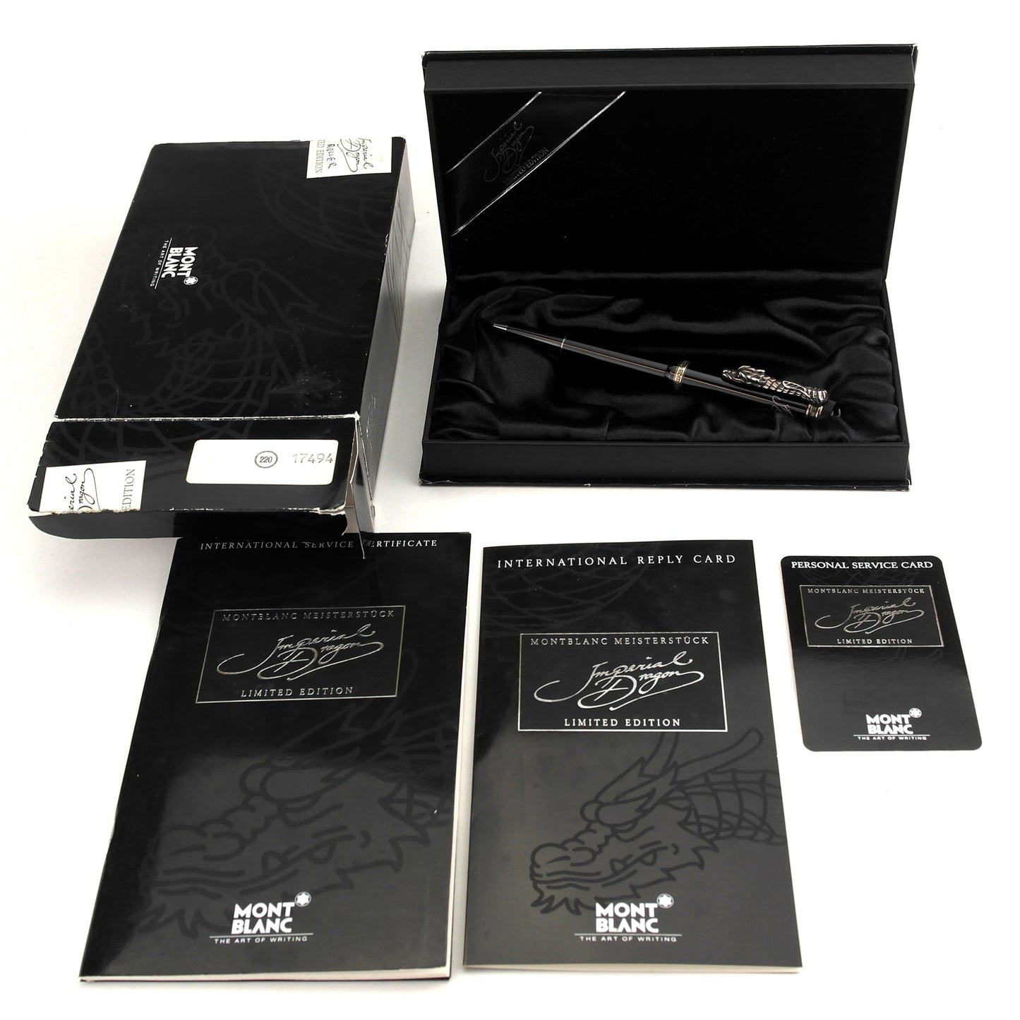 Montblanc Writers Edition Imperial Dragon Ballpoint Pen