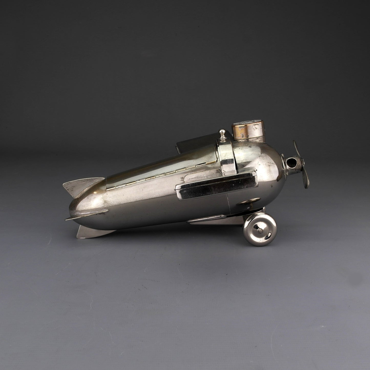 Antique J.A. Henckels Airplane Smoker's Companion / Cigar Cutter, Germany Ca.1930