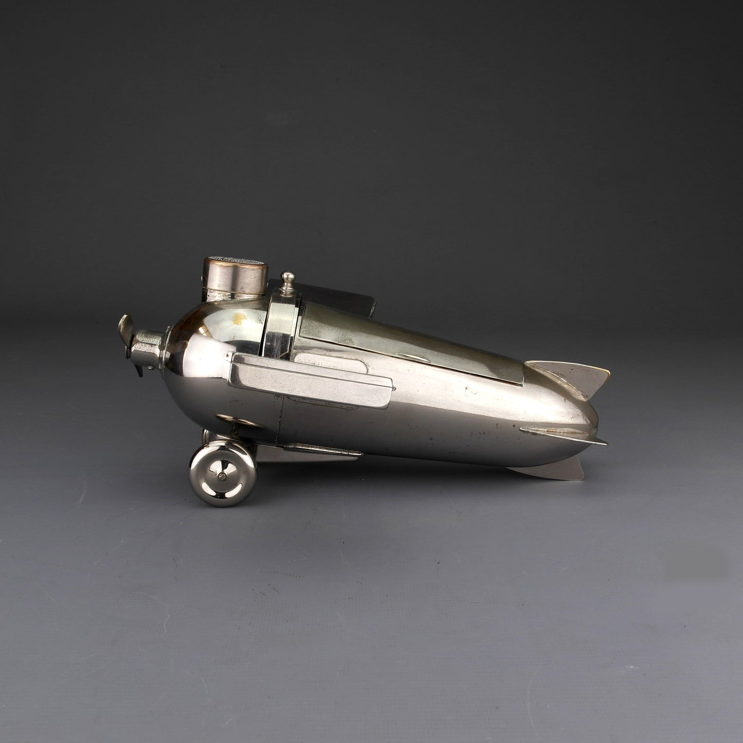 Antique J.A. Henckels Airplane Smoker's Companion / Cigar Cutter, Germany Ca.1930