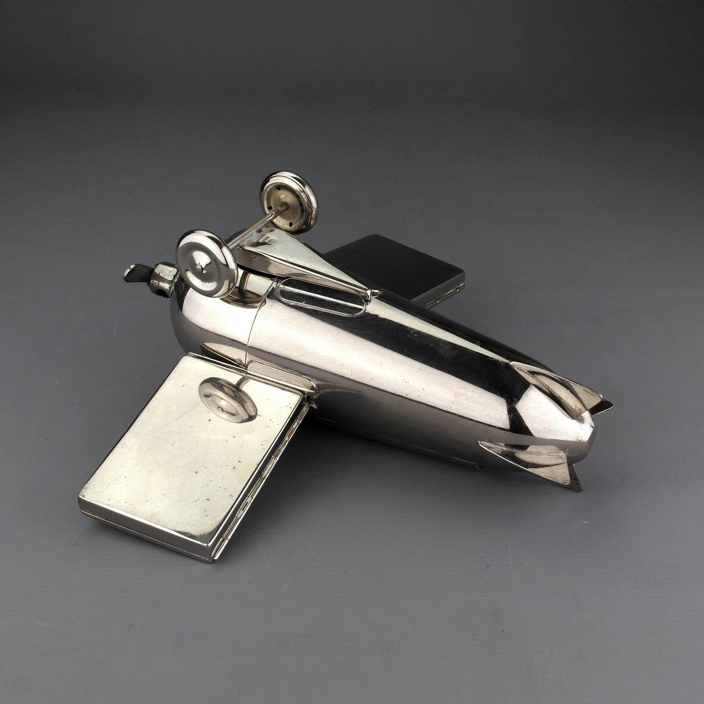 Antique J.A. Henckels Airplane Smoker's Companion / Cigar Cutter, Germany Ca.1930