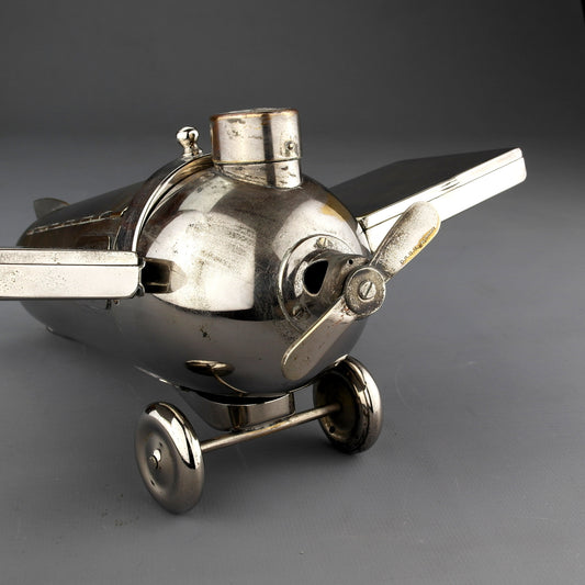 Antique J.A. Henckels Airplane Smoker's Companion / Cigar Cutter, Germany Ca.1930