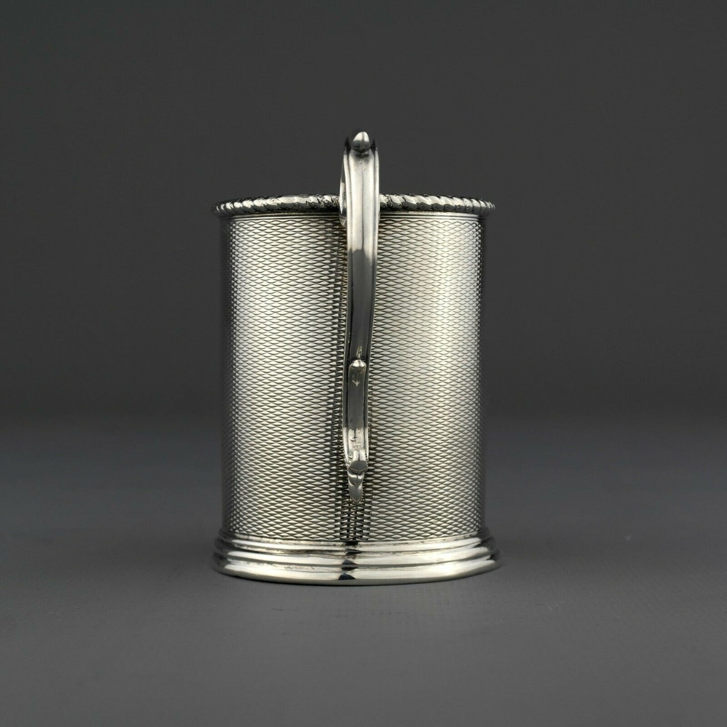 Antique Solid Sterling Silver Mug / Beaker / Cup. George Unite. Birmingham 1875.