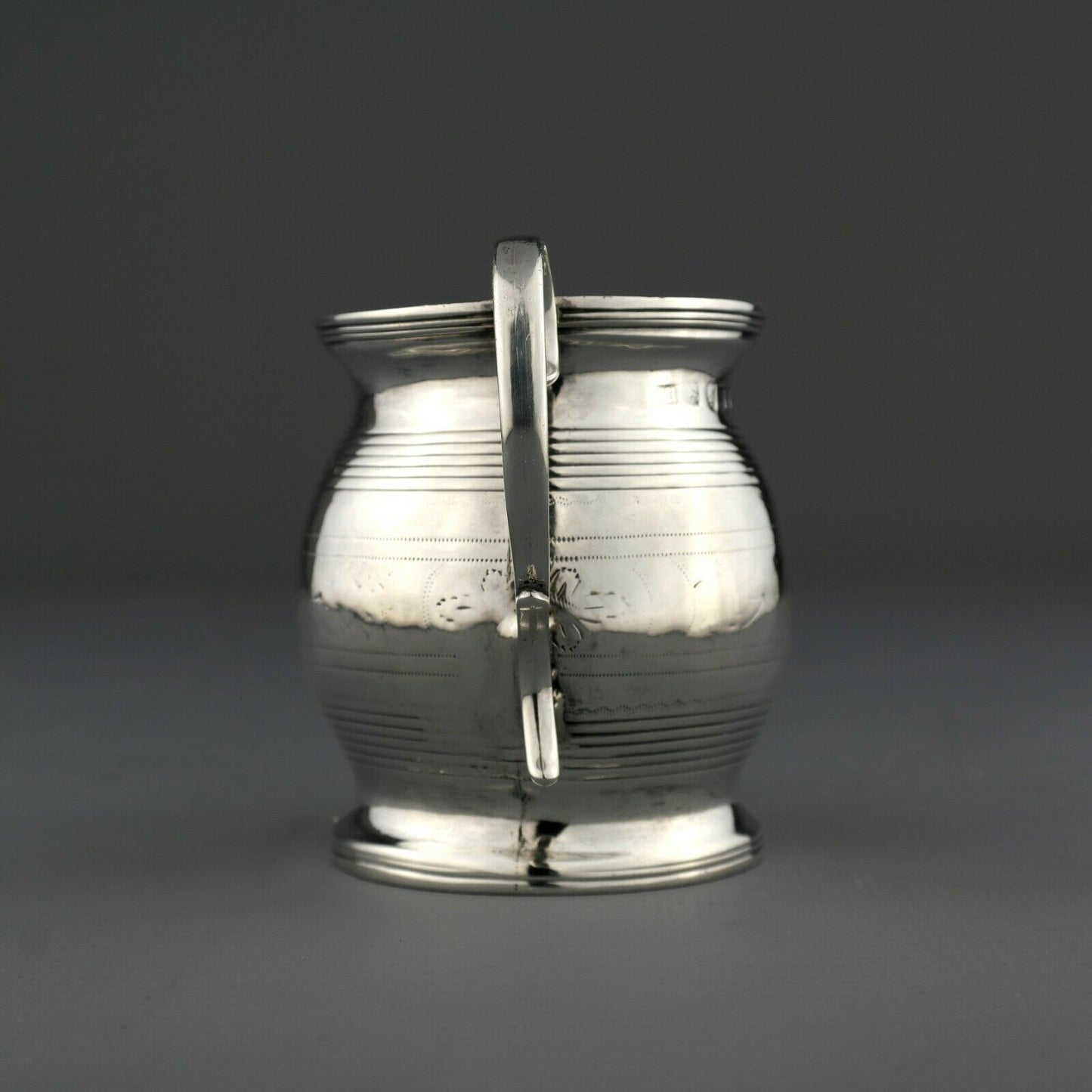 Antique Georgian Solid Sterling Silver Mug / Beaker / Cup. London, 1814.