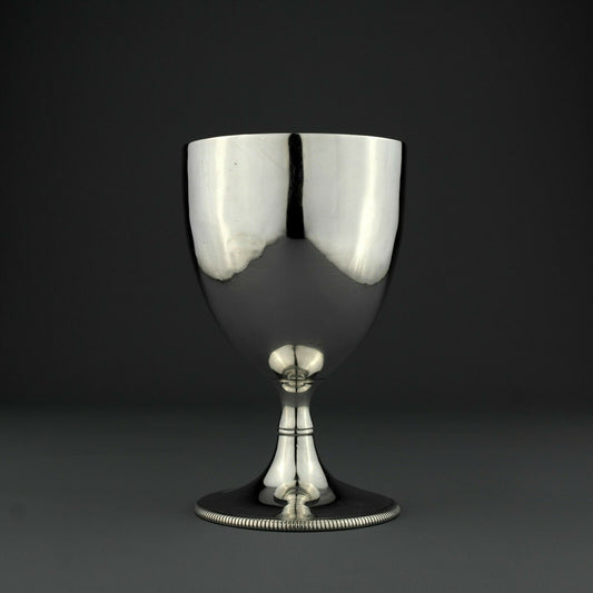 Antique Georgian Solid Sterling Silver Goblet / Beaker / Cup. London, 1808