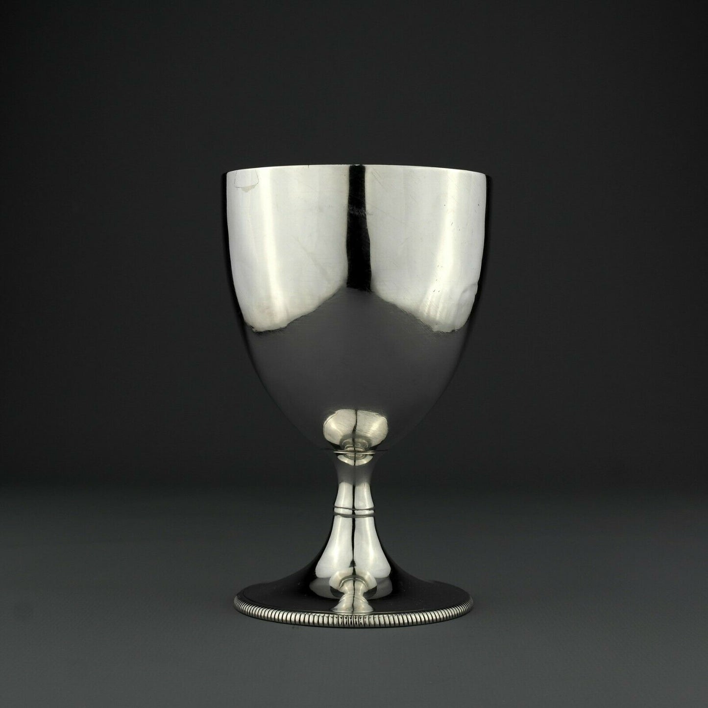 Antique Georgian Solid Sterling Silver Goblet / Beaker / Cup. London, 1808