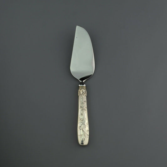 Tiffany Japanese style Audubon Pattern Sterling Silver Cheese Server